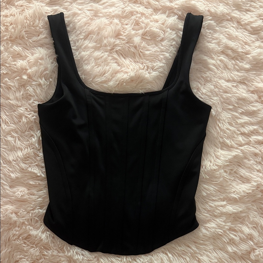 Express Black Square-Neck Camisole